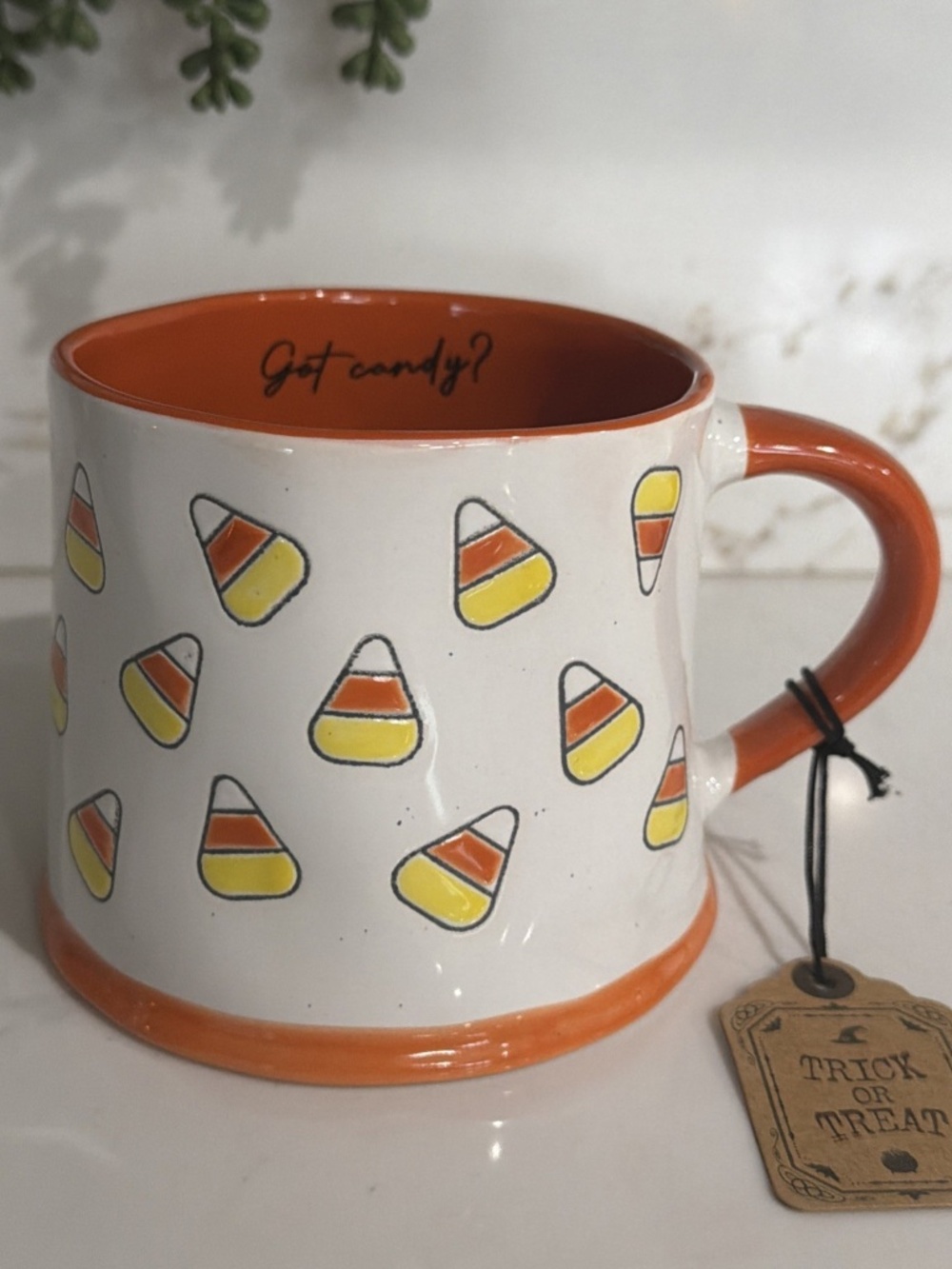 Trick Or Treat Candy Corn Mug